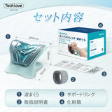 【温冷両用】Techlove 首ストレッチ 波まくら ネックストレッチャー プレゼント(JT3)