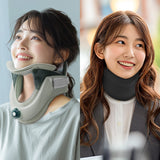 【自宅&外出用の2IN1セット】Techlove ネックストレッチャー グレー(JX1-G)