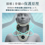 【自宅&外出用の2IN1セット】Techlove ネックストレッチャー グレー(JX1-G)