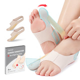 【ゴムベルトで強度を調整可】Tenicore 外反母趾サポーター 薄型調整可能タイプ(MB5)