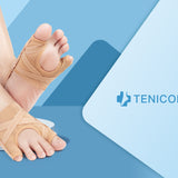 【5段階で強さを調整】Tenicore 外反母趾・内反小趾サポーター 薄型調整可能タイプ(MB3H)