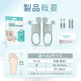 Tenicore 外反母趾サポーター 薄型調整固定タイプ(2枚入り)