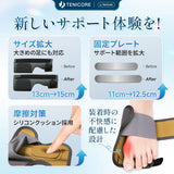 【2枚入り 固定・本格調整】Tenicore 外反母趾サポーター(MB1Q)