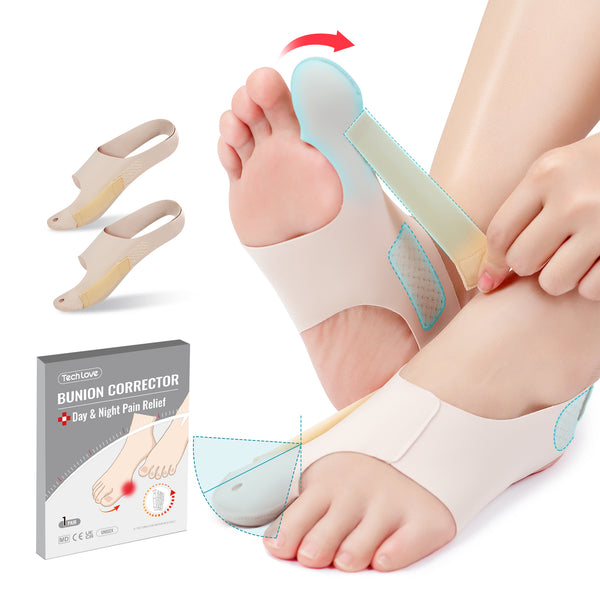 Tenicore 外反母趾サポーター 薄型調整可能タイプ「二足入」(MB5)